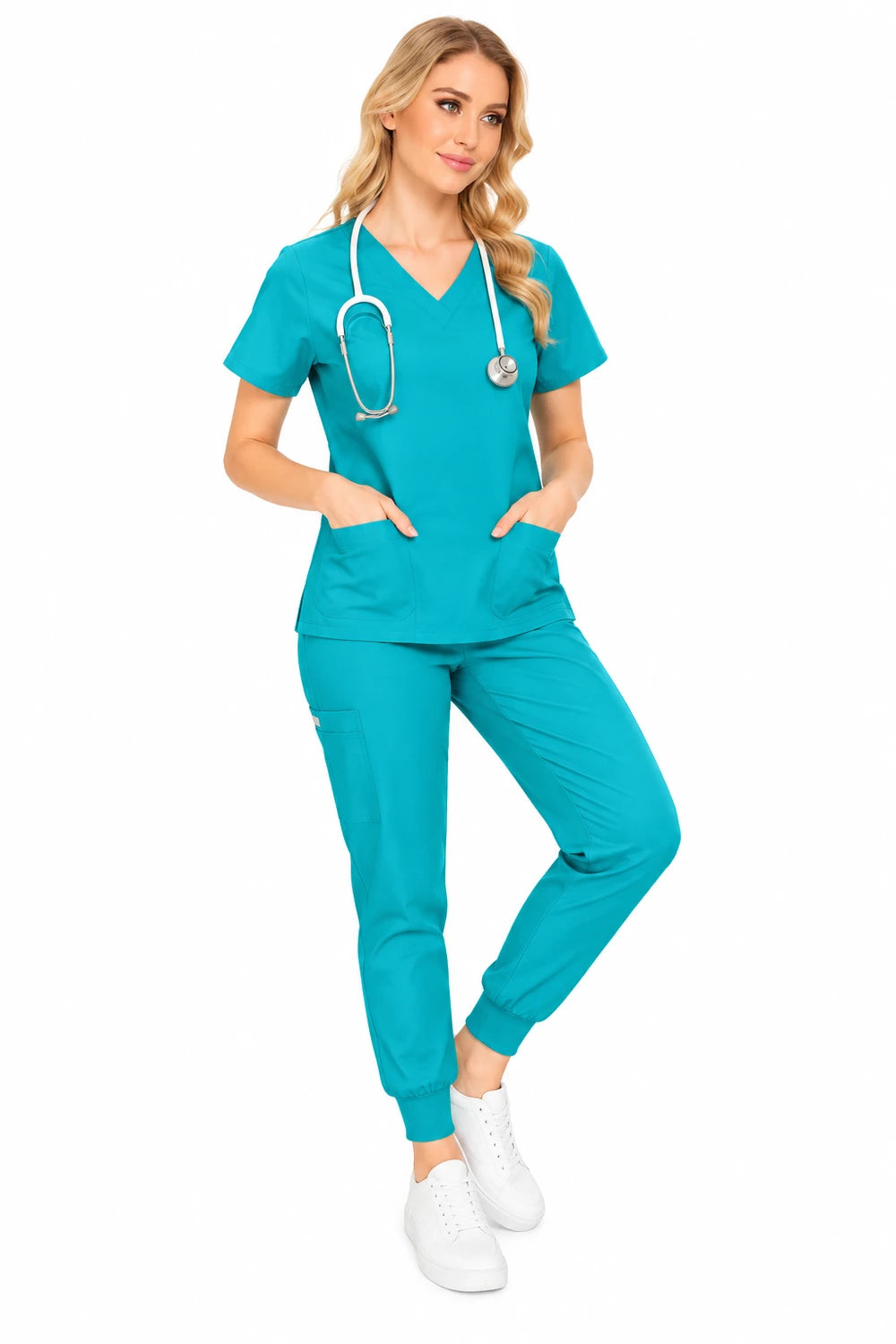 LuxeCare Performance Jogger Scrub Set