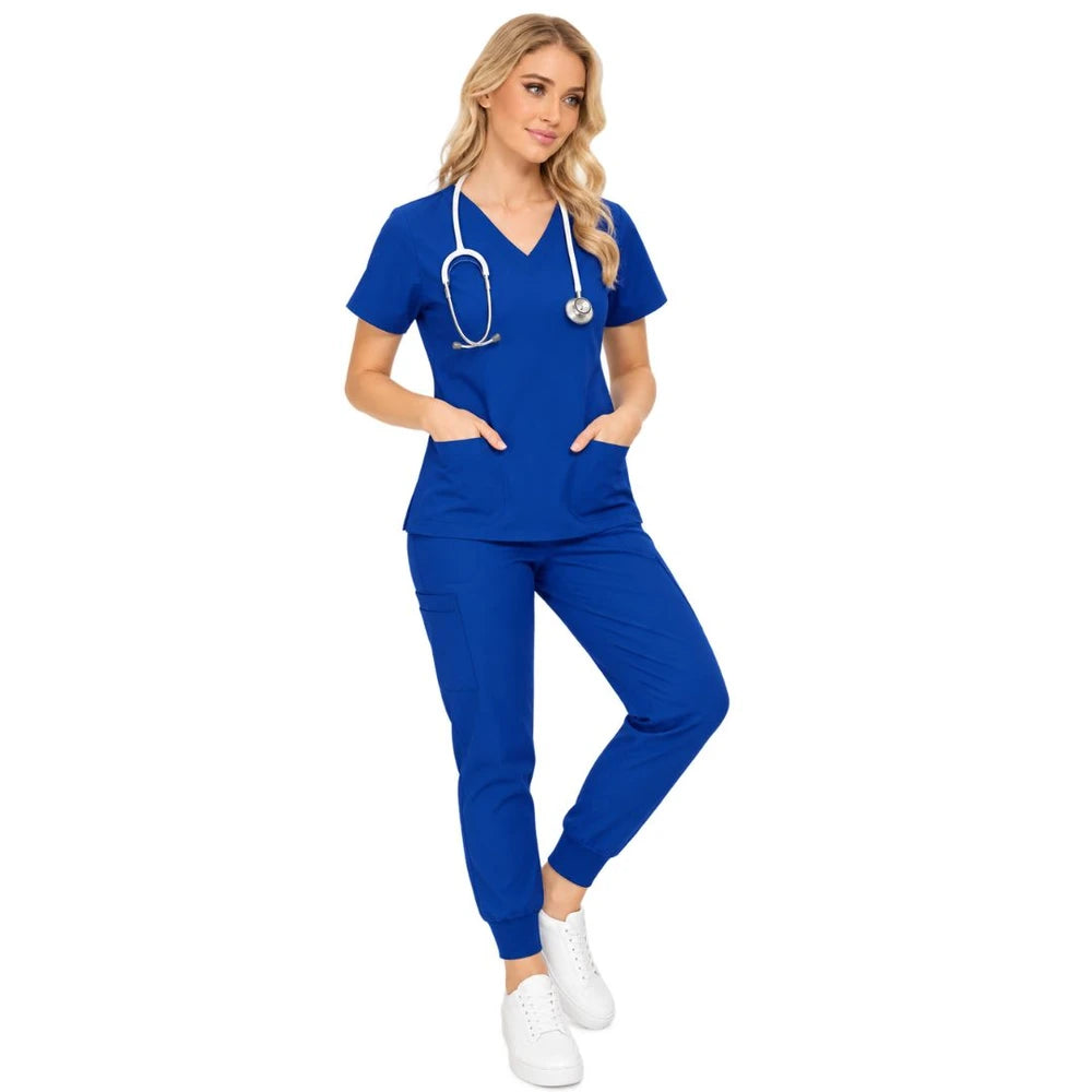 LuxeCare Performance Jogger Scrub Set