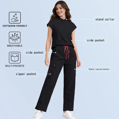 Medical Clothes Women Hospital Scrubs Set Operating Room Nursing Work Wear Doctor Nurse Surgical Accessories Dentistry Uniforms