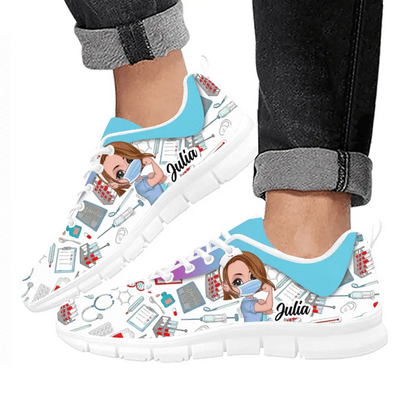 Personalized Nurse Sneakers - Gift Idea For Nurse