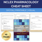 Pharmacology Cheat Sheet- Ebook