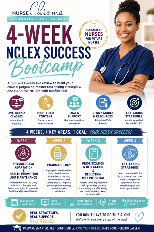 4-Week NCLEX Success Bootcamp + 30 Days Bootcamp Course