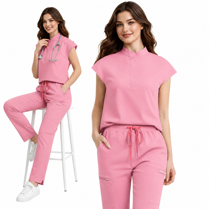 Medical Clothes Women Hospital Scrubs Set Operating Room Nursing Work Wear Doctor Nurse Surgical Accessories Dentistry Uniforms