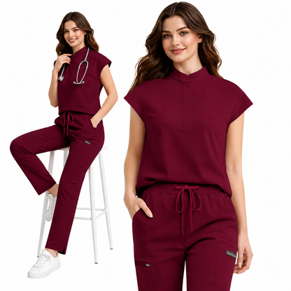 Medical Clothes Women Hospital Scrubs Set Operating Room Nursing Work Wear Doctor Nurse Surgical Accessories Dentistry Uniforms
