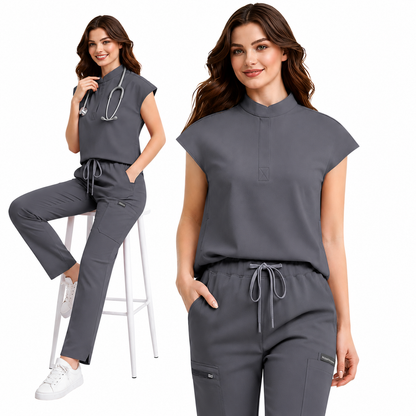 Medical Clothes Women Hospital Scrubs Set Operating Room Nursing Work Wear Doctor Nurse Surgical Accessories Dentistry Uniforms