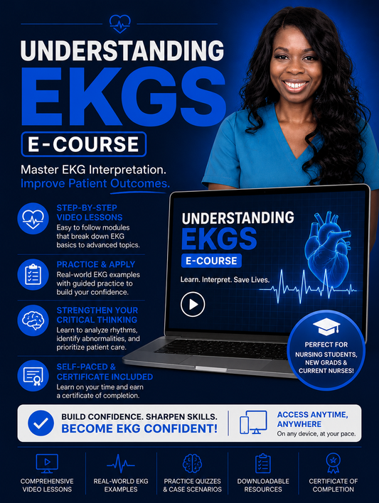 Understanding EKGs E-Course (Online Course) - Immediate Download