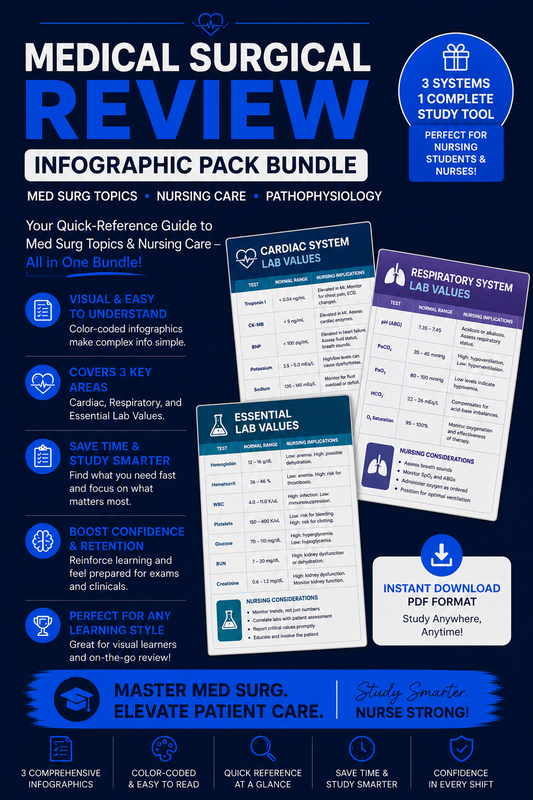 Medical Surgical PDF Bundle | 15 Pages