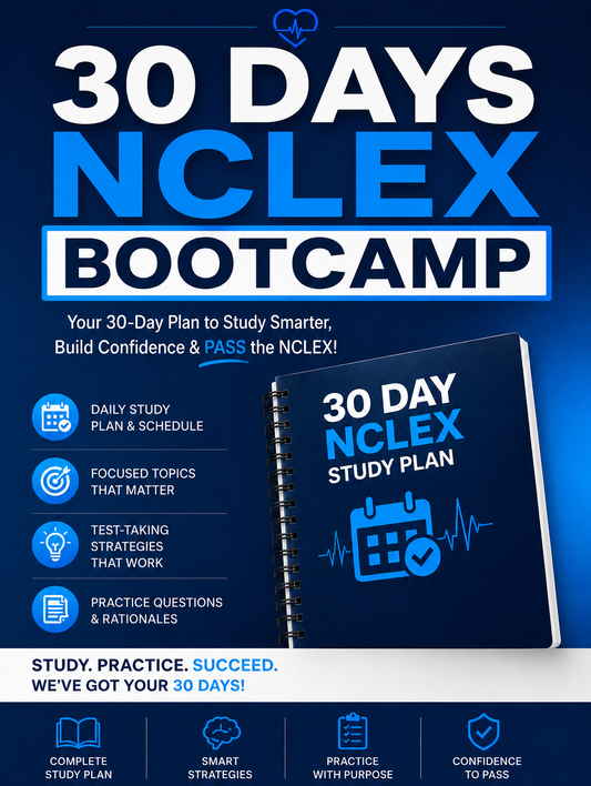 30 Days NCLEX Bootcamp (Course) - Immediate Download