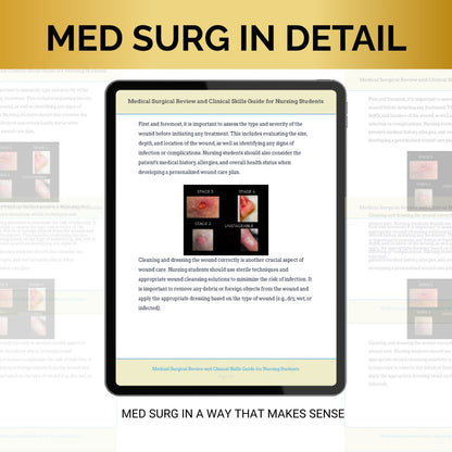 Med Surg Handbook | 150 Pages
