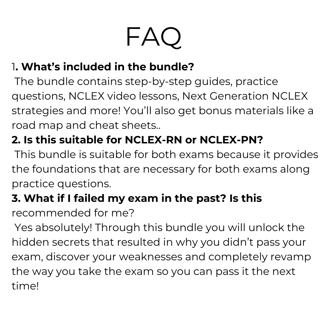 NCLEX Success Mastery Bundle
