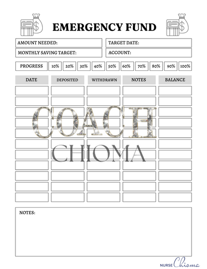 Budget Tracker Planner