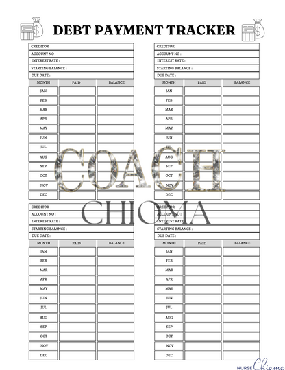 Budget Tracker Planner
