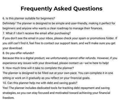 Budget Tracker Planner