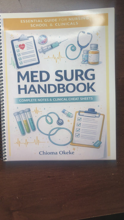 Med Surg Handbook | 150 Pages