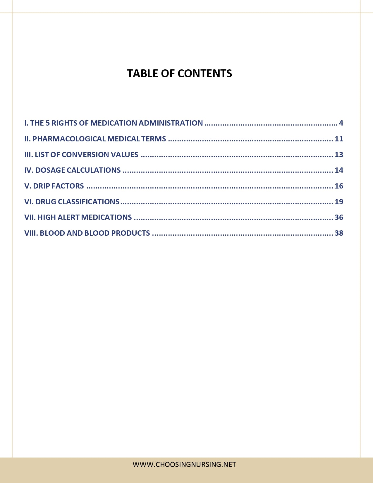 Med Surg Handbook | 150 Pages