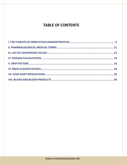 Med Surg Handbook | 150 Pages