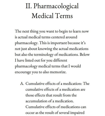 NCLEX Pharmacology Cheat Sheet (Physical Book) Color Edition
