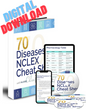 The 70 Diseases and Conditions Cheat Sheet & Audio Bundle- Digital Download